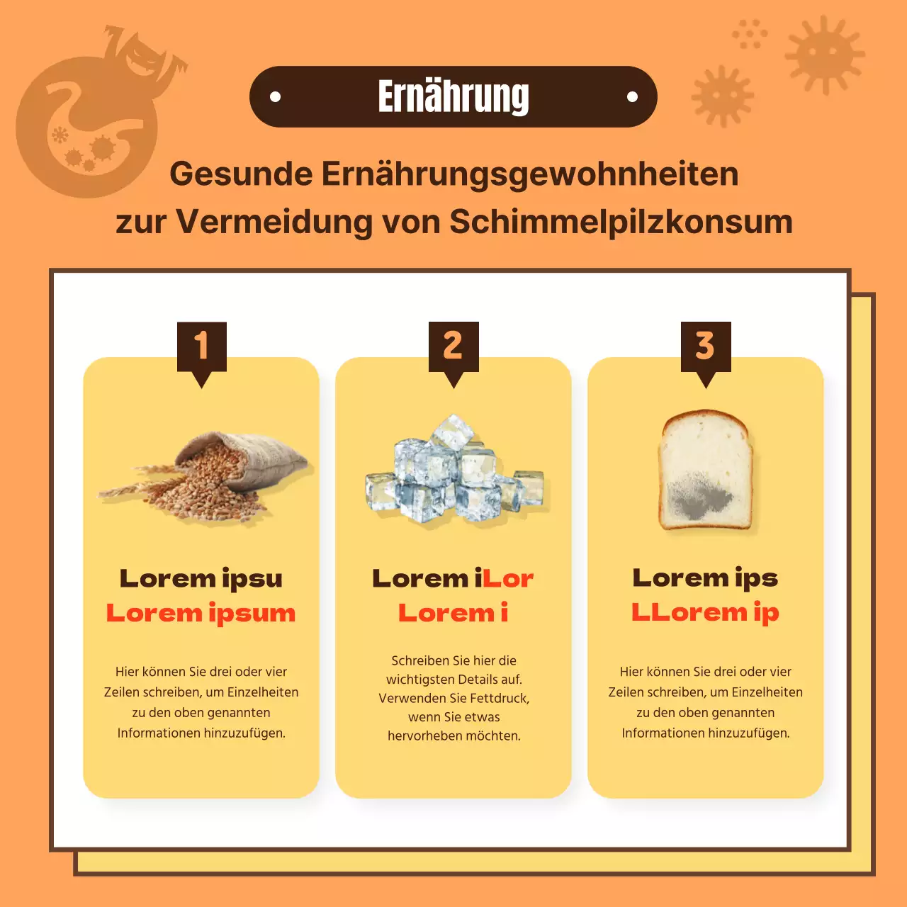 Weisheiten zur Lagerung und zum Verzehr von braunem, krabbelndem Schimmel CardNews