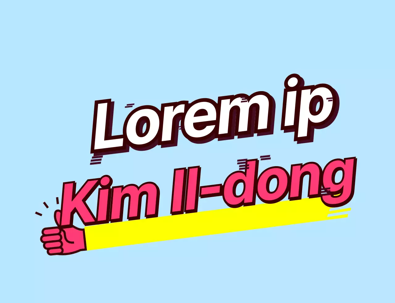 Rosa und gelbe schrägen Text Schule Gruppe T-Shirt