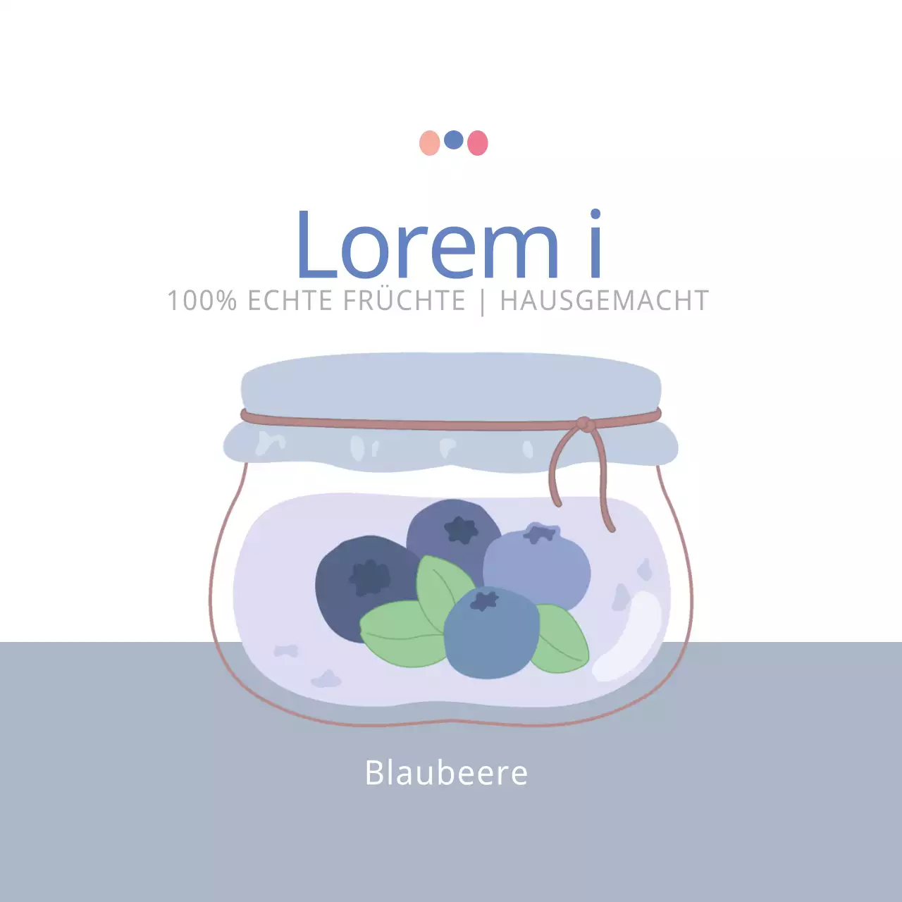 Heidelbeerkonfitüre