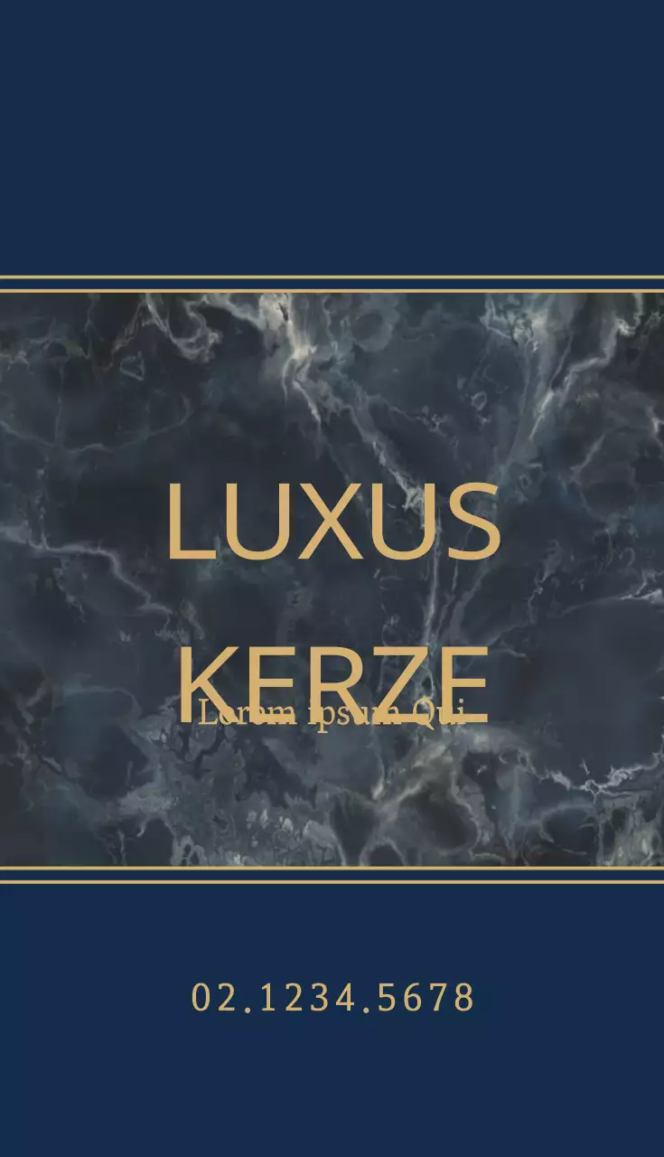 Luxus-Kerze