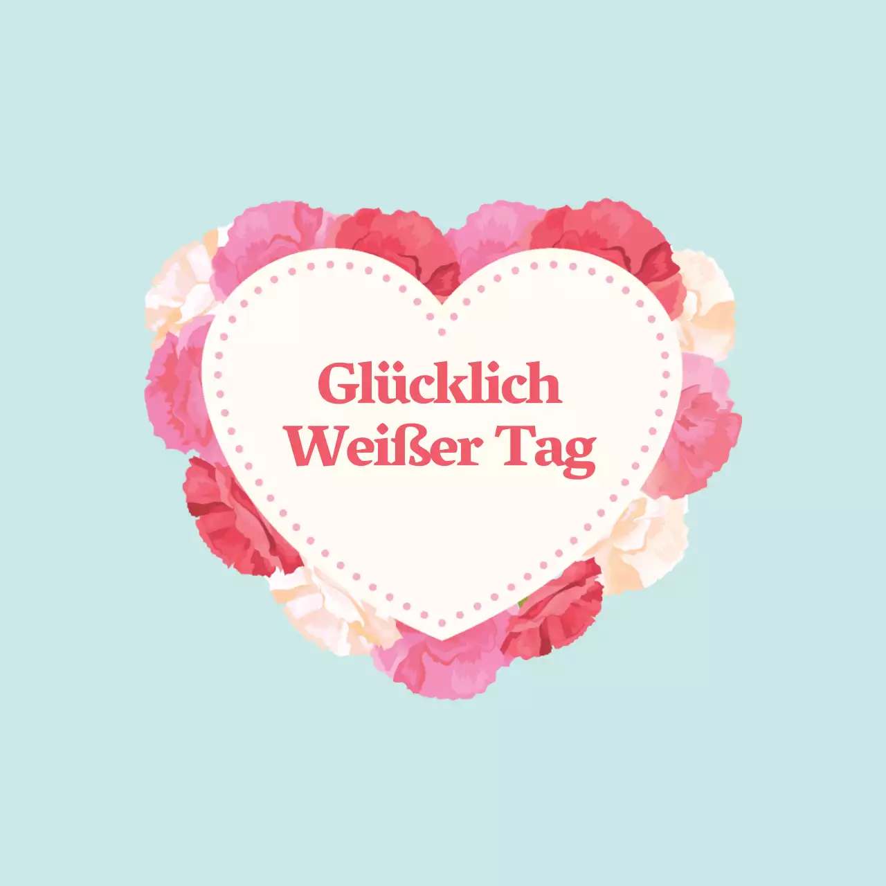 Blaues illustriertes sentimentales Herz-Etikett zum Valentinstag