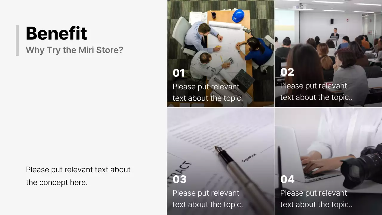 Black Professional Business Report Presentation