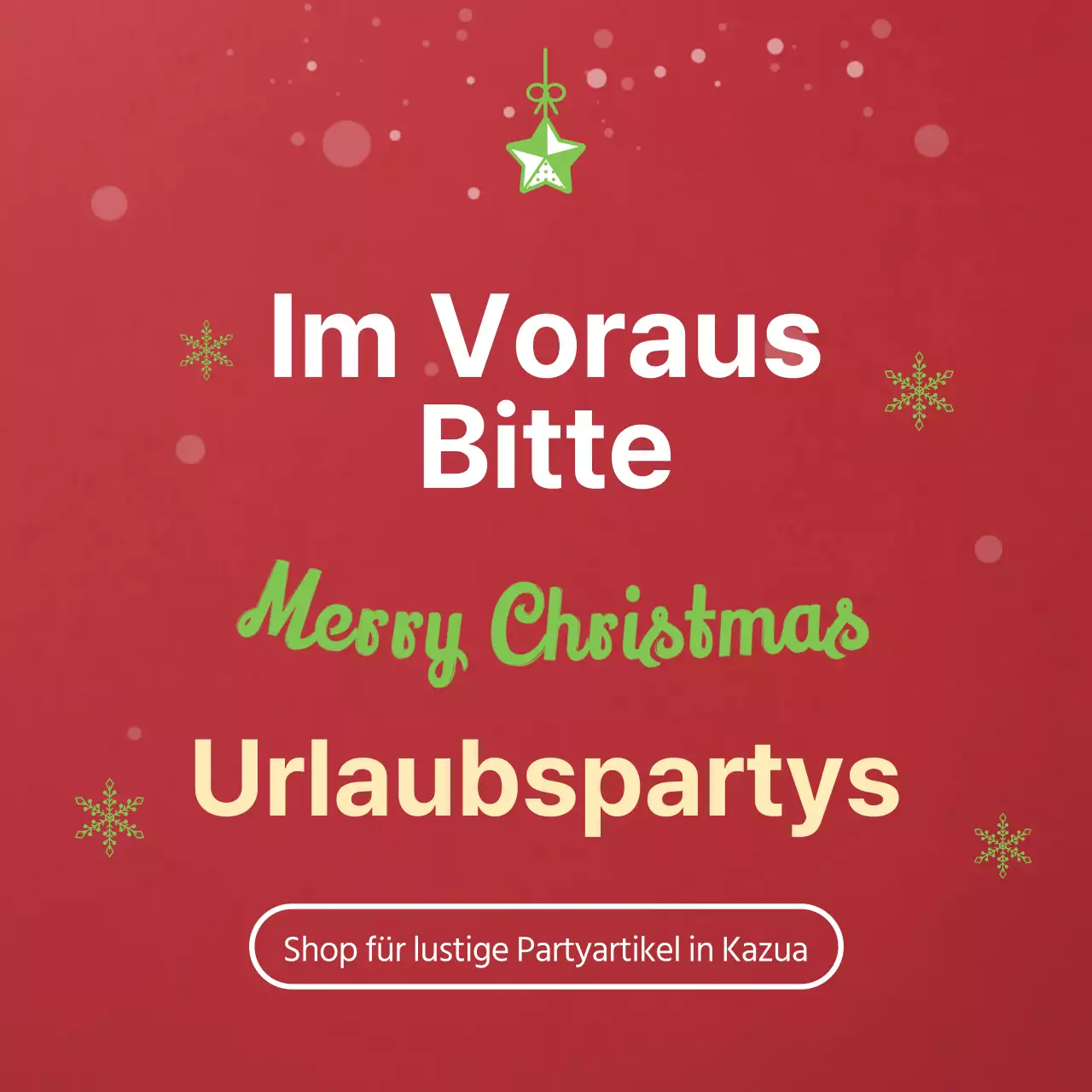 Baumförmige Kalligraphie auf rotem Hintergrund