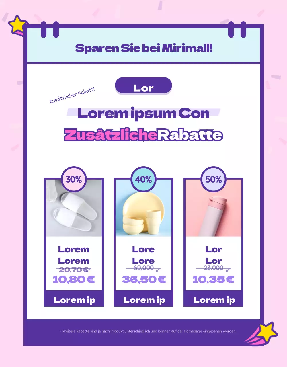 Anmeldung von Veranstaltungen