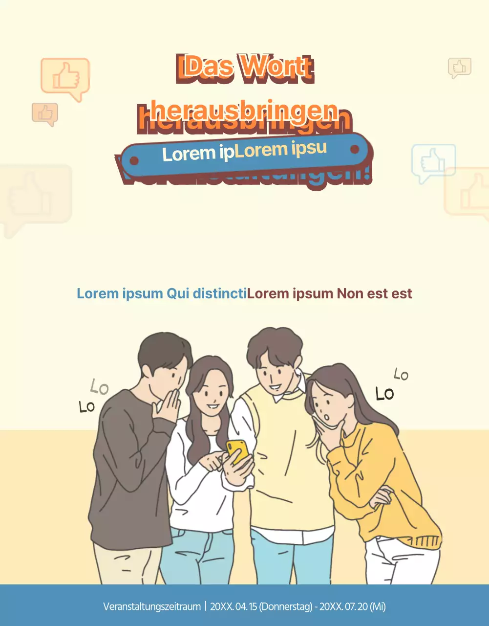 Veranstaltungen zur Verbreitung des Wortes