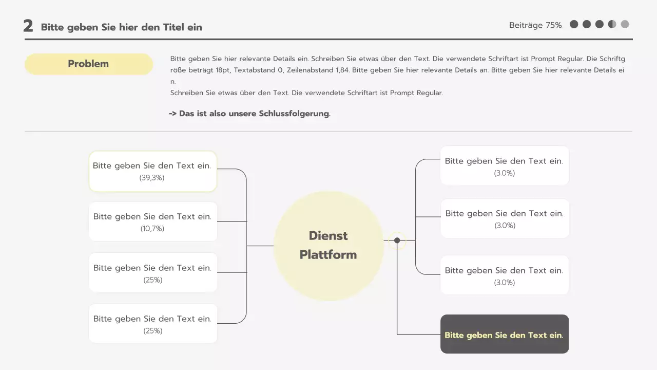 Eine saubere Planermappe mit einem schwarz-weißen Muster in Weiß und Grau