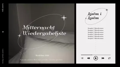 Schwarz-weiß-beige Vintage-inspirierte Wiedergabeliste YouTube-Miniaturansicht