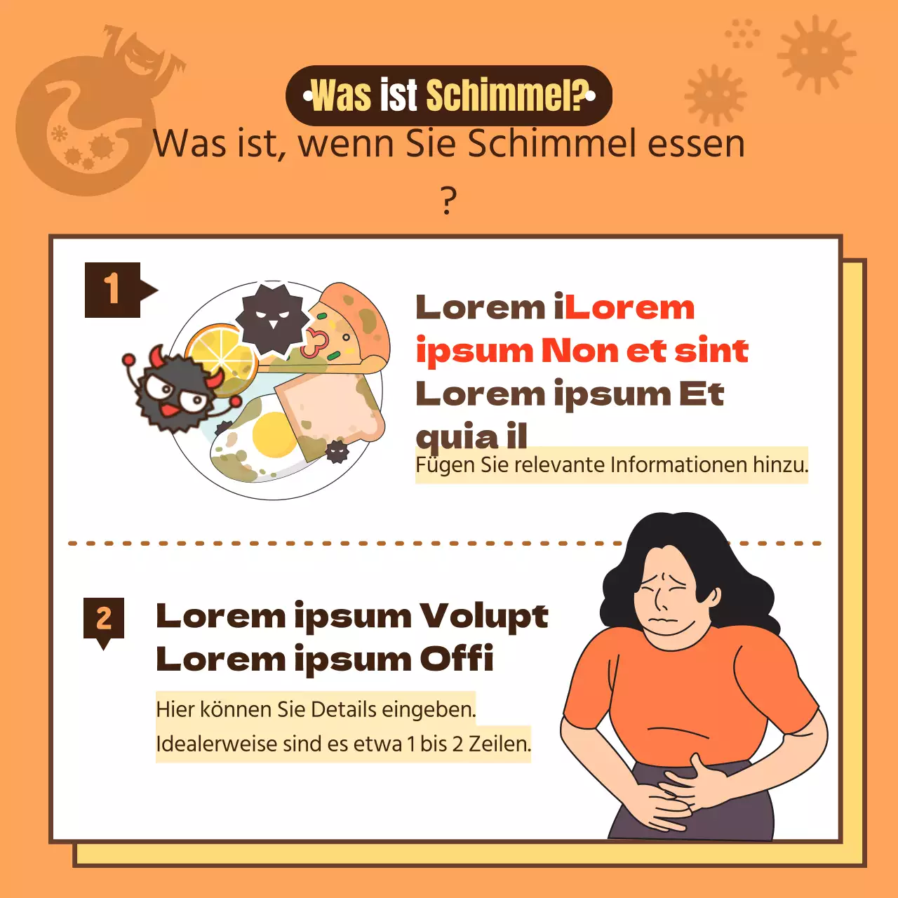 Weisheiten zur Lagerung und zum Verzehr von braunem, krabbelndem Schimmel CardNews