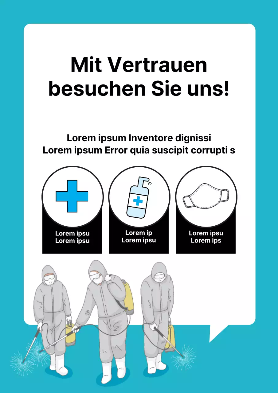 QR-Schild für ein Café mit einer niedlichen braunen Kaffeetassenfigur