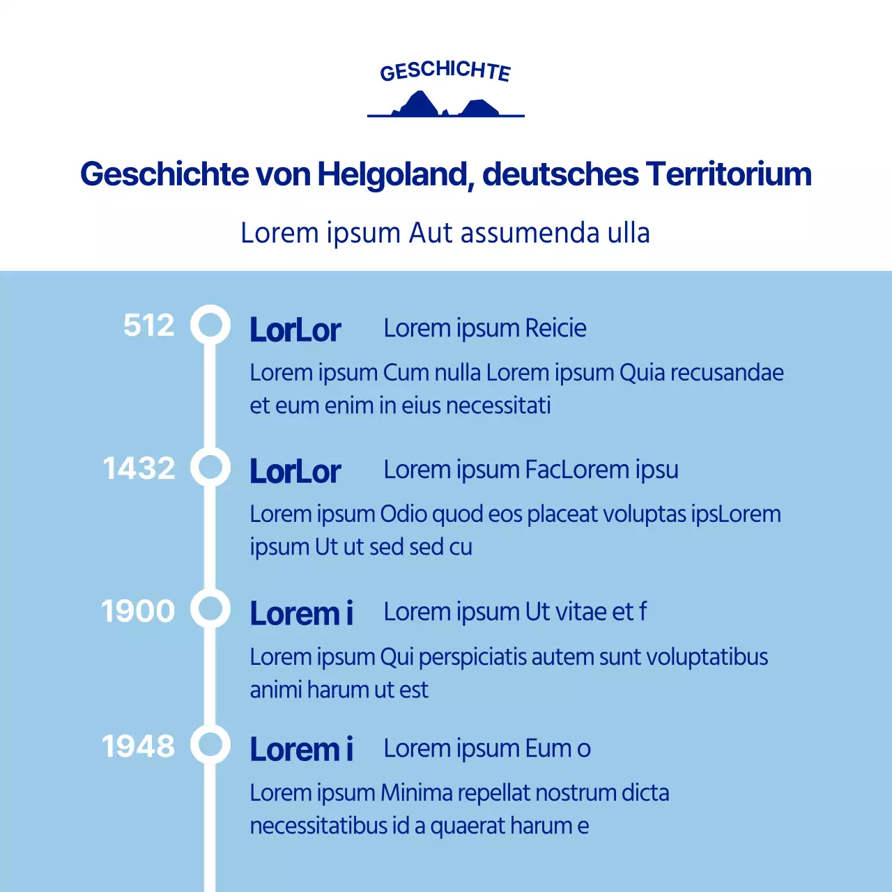 Das hellblaue und marineblaue Dokdo University Outreach Team