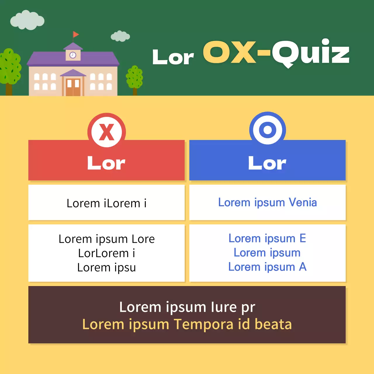 Gelbes und grünes Gesicht BewertungskarteNews Design