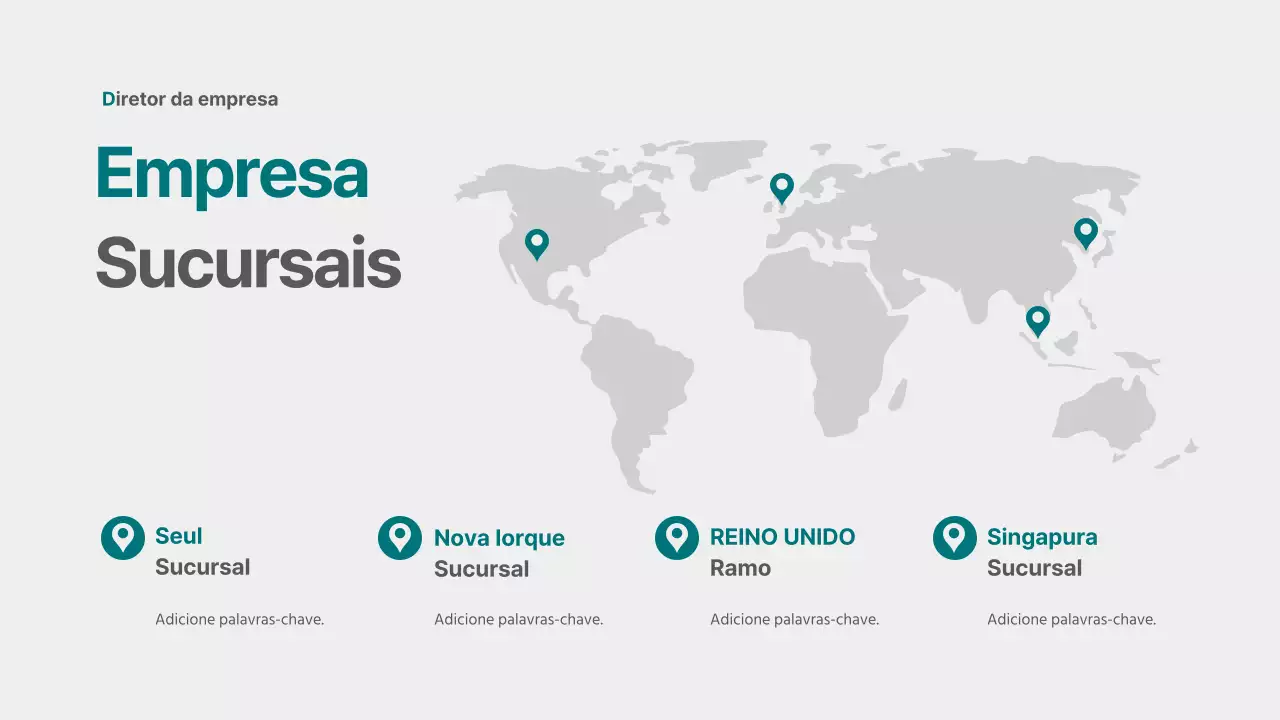Infografia de design MAP com conceitos de cinzento e turquesa