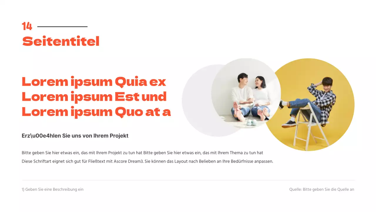 Saubere Präsentationen