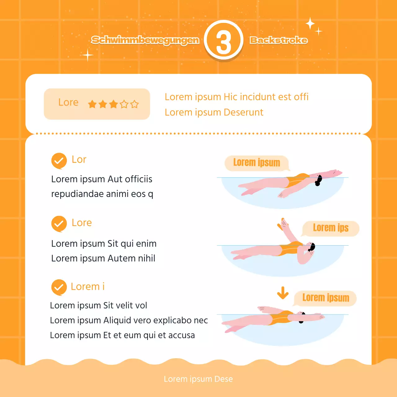 Blau-Rosa-Punkt-Illustration A bis Z der SchwimmkarteNews