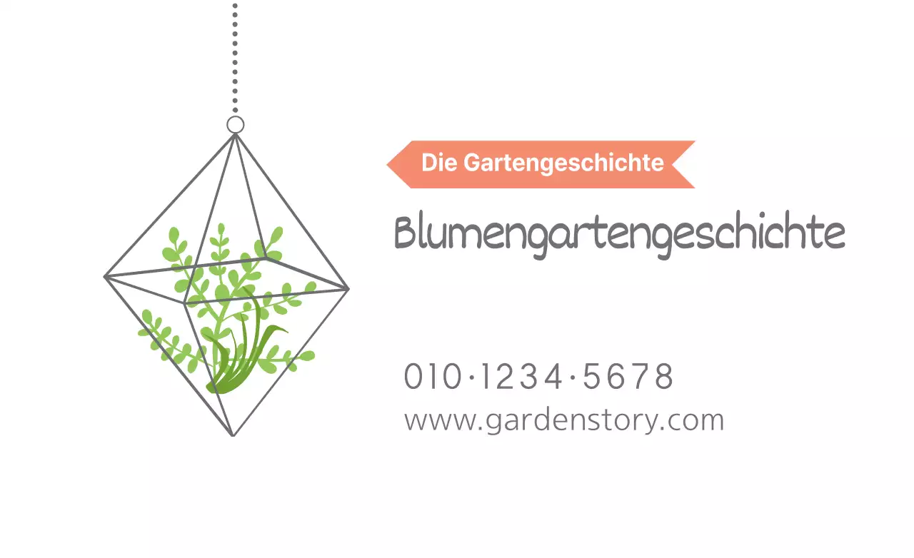 Blumengarten-Geschichte