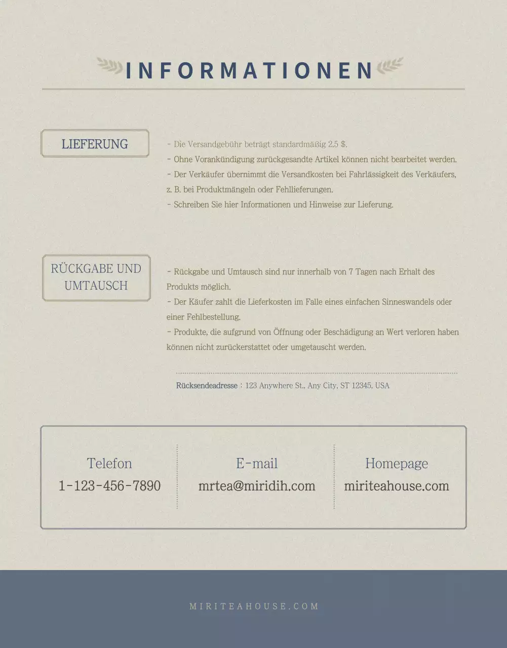 Details der Teemischung