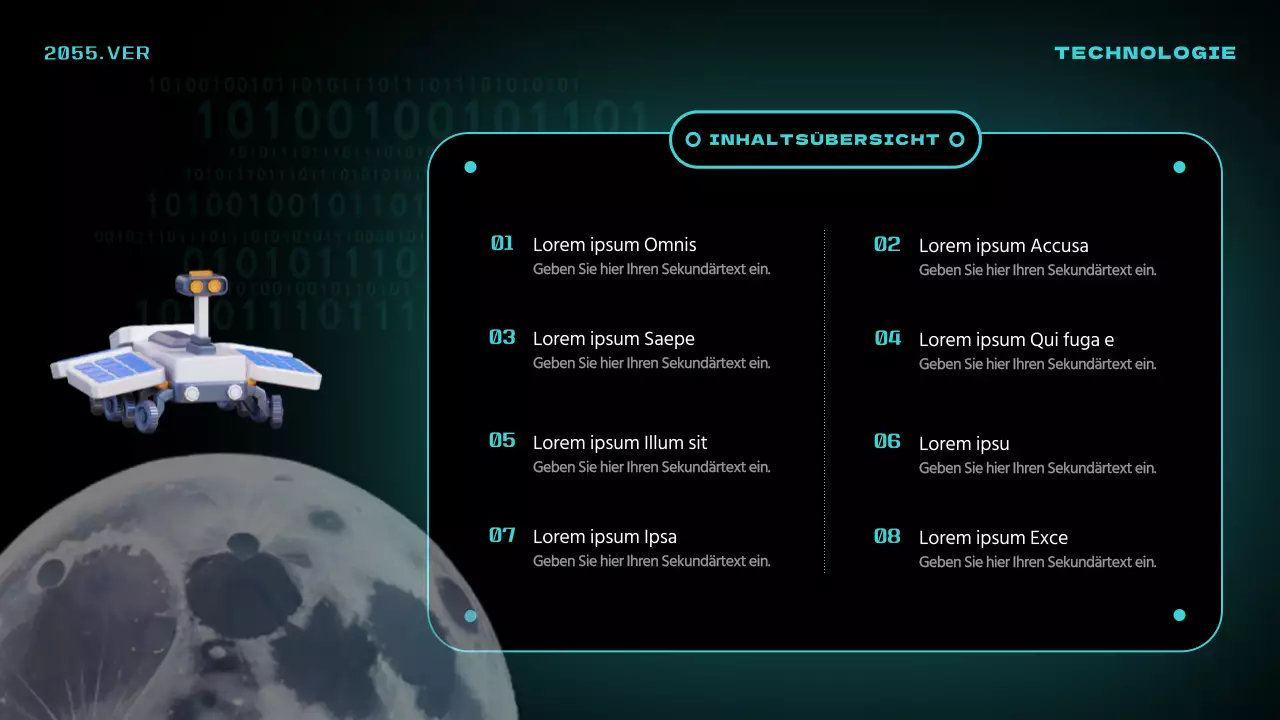 Schwarze und blaue Neon-Akzente geben einen Ausblick auf zukünftige Techniktrends