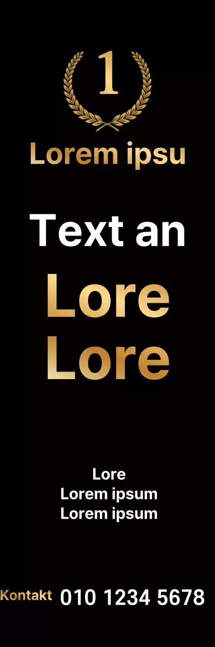 Einfarbig_SchwarzGold_Banner