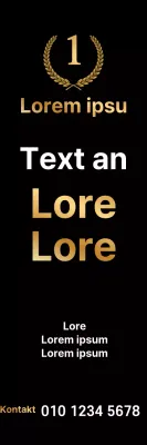 Einfarbig_SchwarzGold_Banner