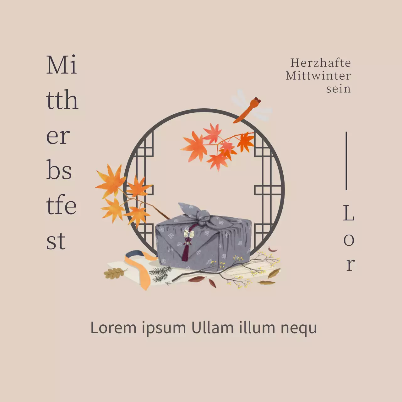 Ein einfaches Thanksgiving-Dankeschön in Elfenbein