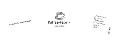 Weiß Einfache Illustration Cafe