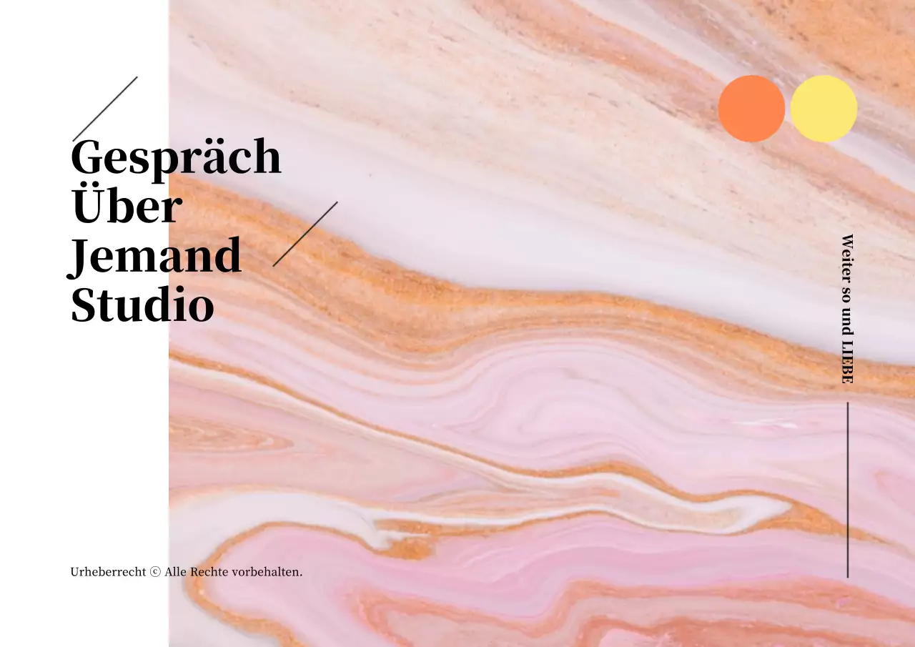 Einkaufszentrum Austauschkarte Postkarte in rosa Marmortönen