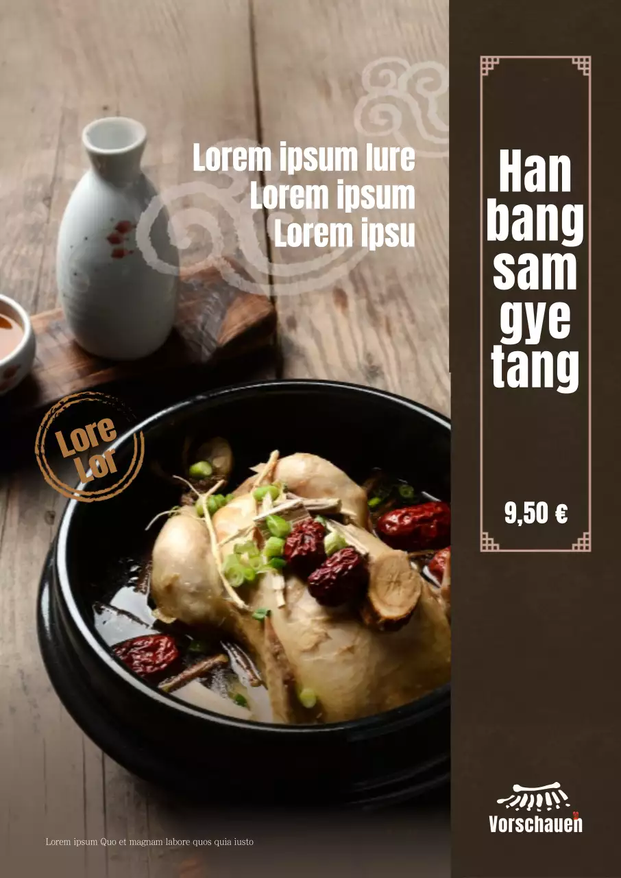 Herbal Samgyetang Vertical Poster Vollbild