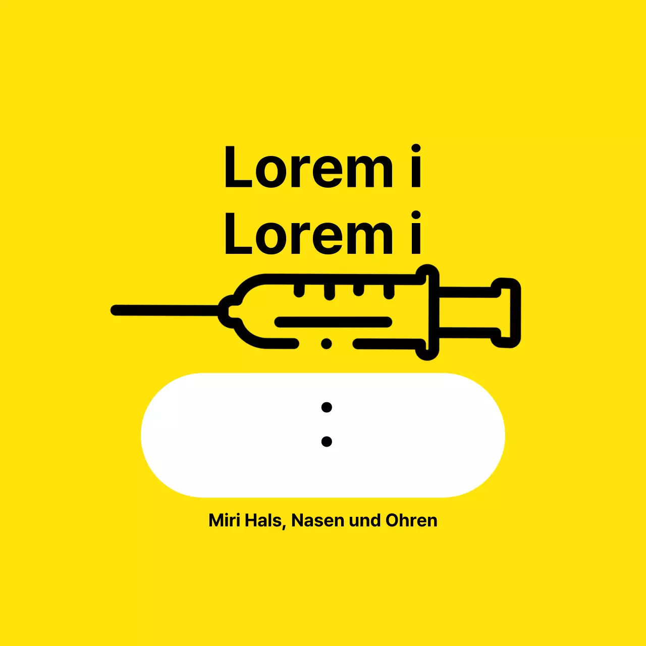 Impfung Kreis Aufkleber