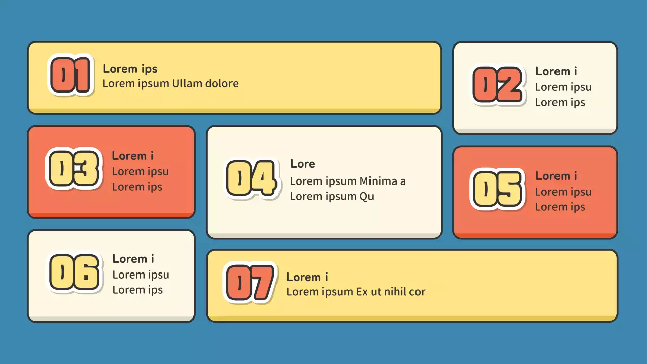 Ein Portfolio für Moderatoren in der Performance-Branche mit einem niedlichen rot-grünen Aufkleberkonzept