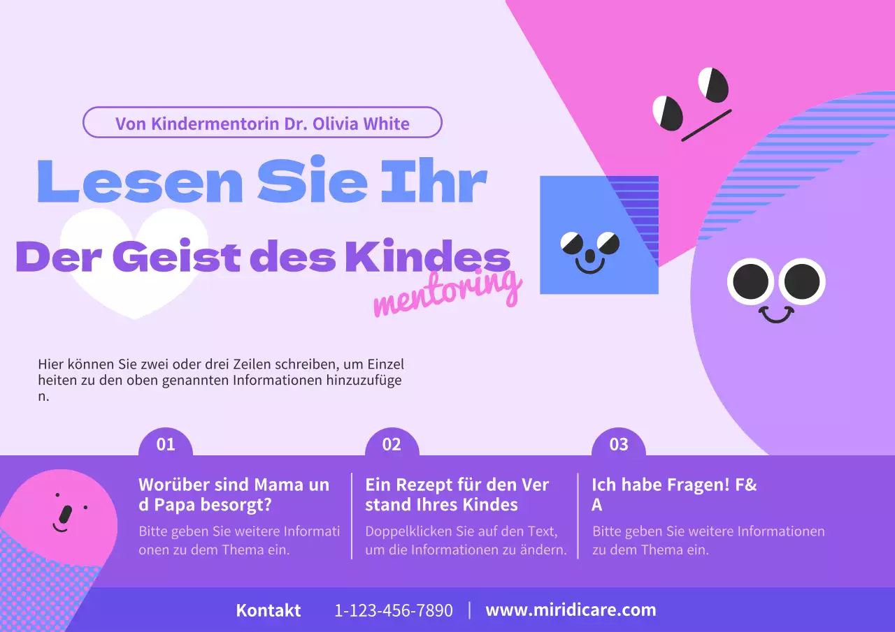 Ein Leitfaden für die psychologische Beratung von Kindern in Lila und Rosa