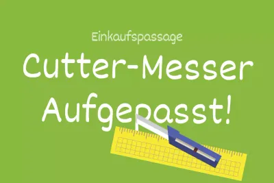 Vorsicht mit Besteck