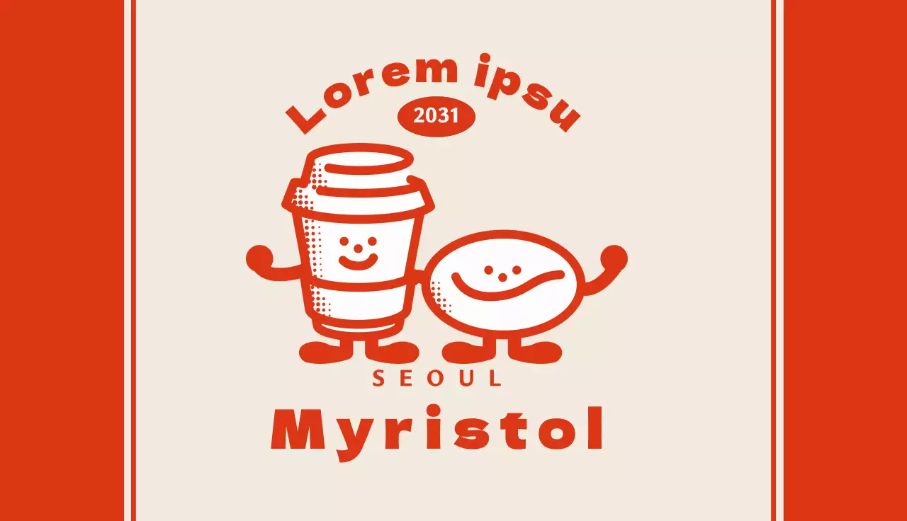 Die Retro-Café-Figuren von Red Orange