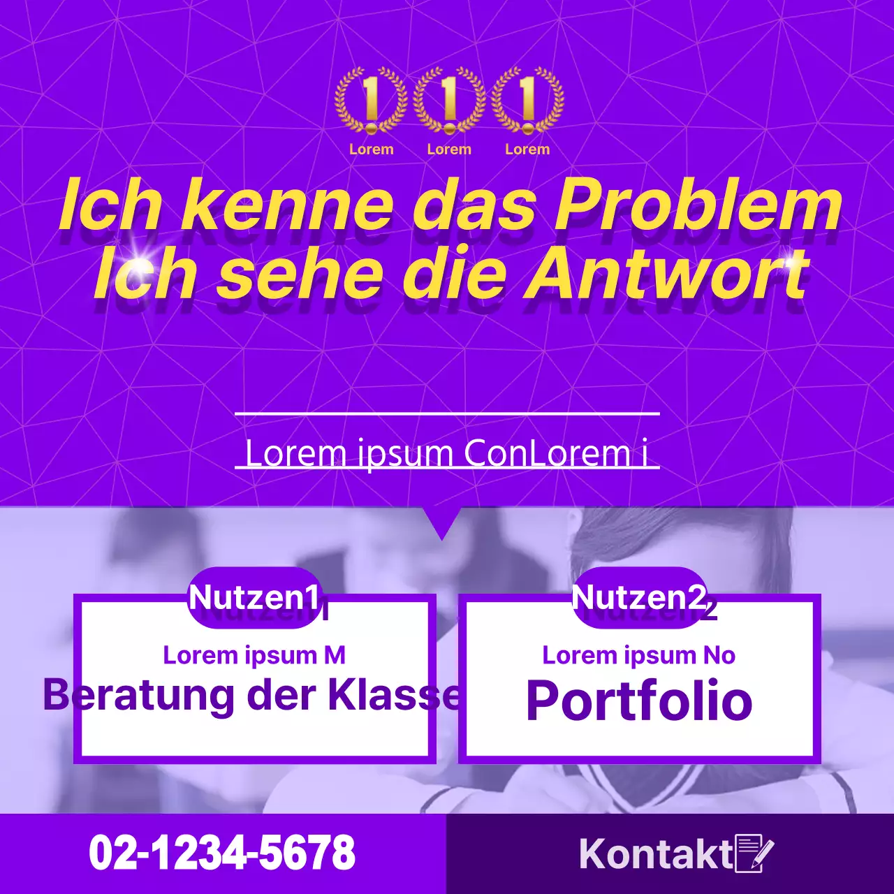 Ich sehe die richtige Antwort