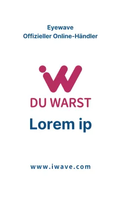 Werben Sie für die Zertifizierung als Vertragshändler mit Markenlogo und Text in Lila und Marineblau.