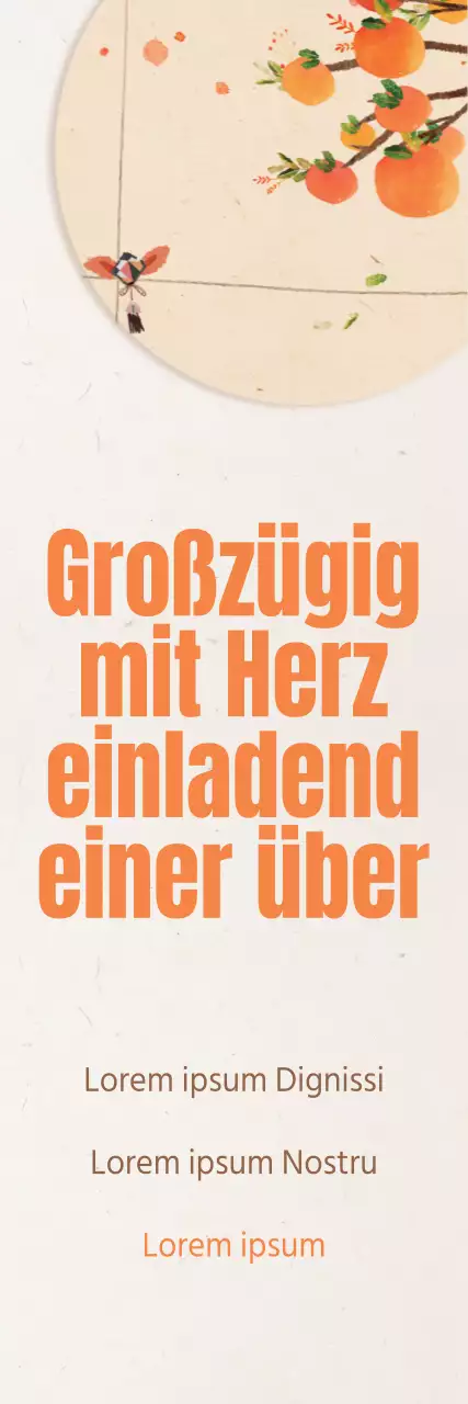 Eine großzügige Wochenmitte