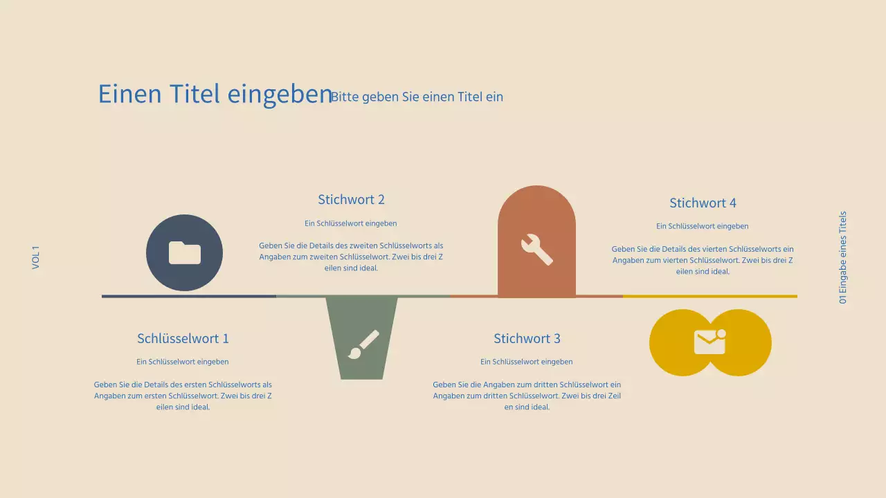 Gestaltung eines Zeitdiagramms mit einem lockeren Konzept