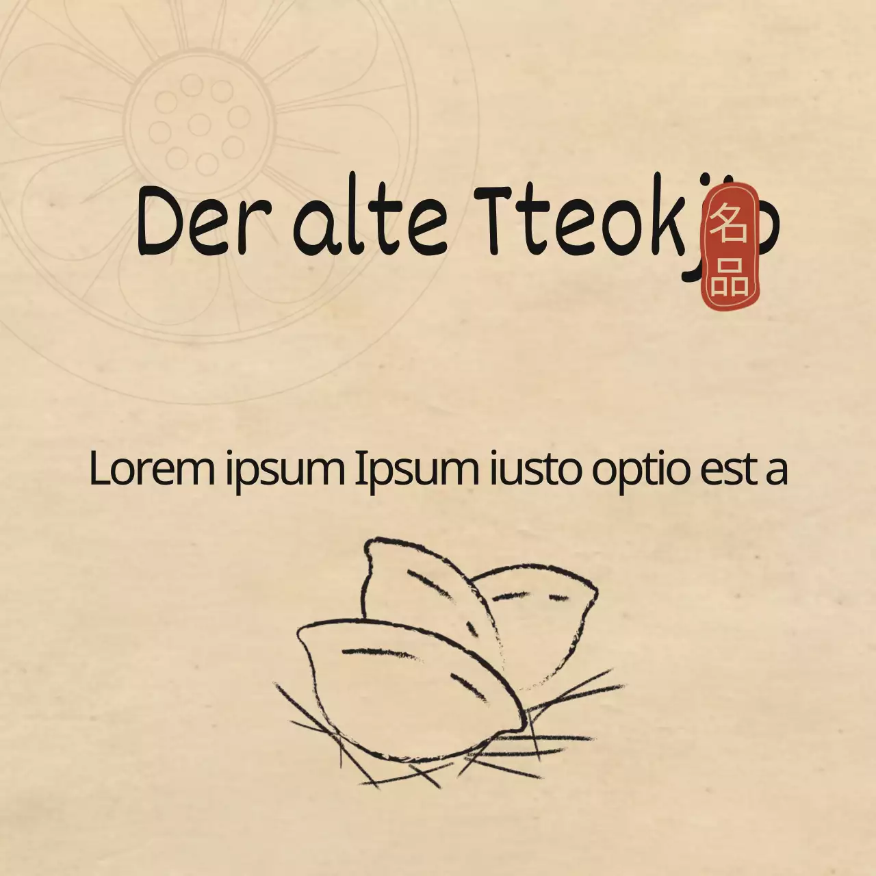 Der alte Tteokjip