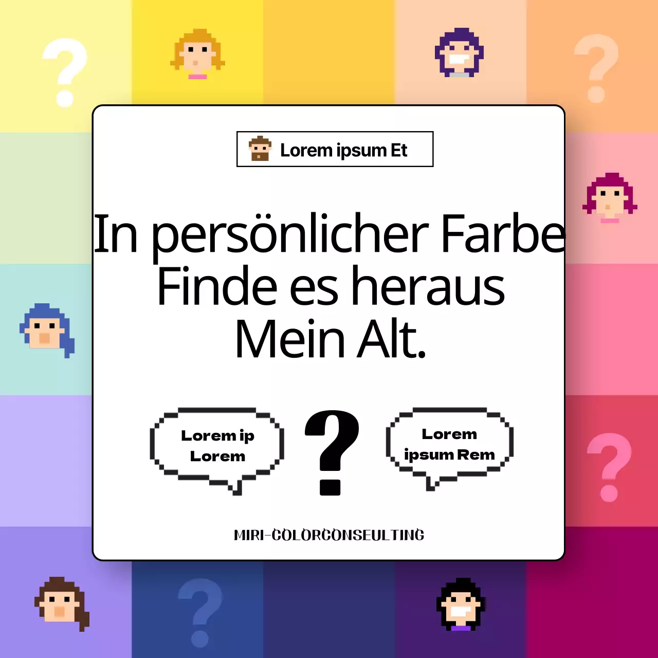 Bunt Persönliche Farbe Warmer Ton Kühler Ton Seeräuber