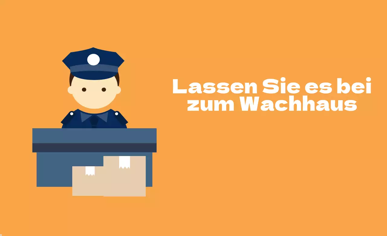 Überlassen Sie es der Sicherheit
