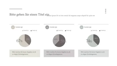 Tortendiagramm-Design mit einfachem emotionalem Konzept