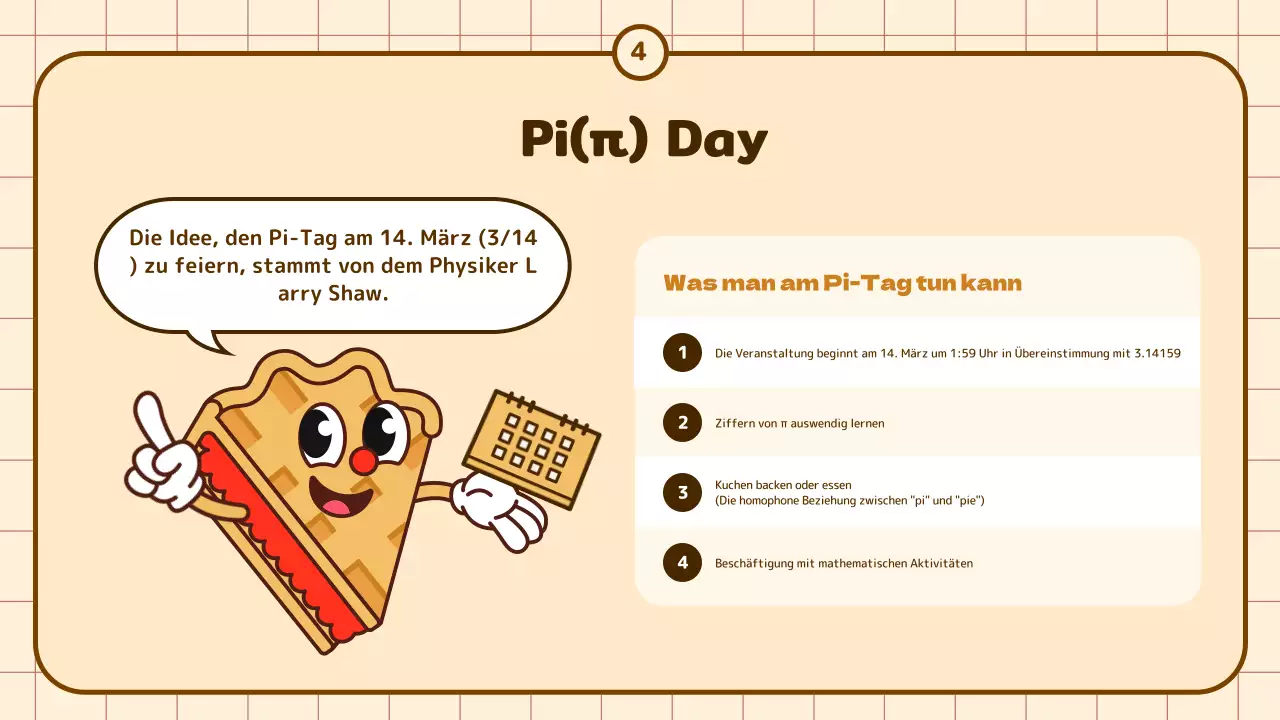 Niedlicher Cartoon Umfassende Bildung in Beige und Braun