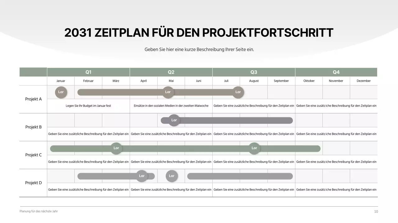 Ruhiger und sauberer Geschäftsbericht eines Gesundheitsunternehmens in dunklen Grüntönen