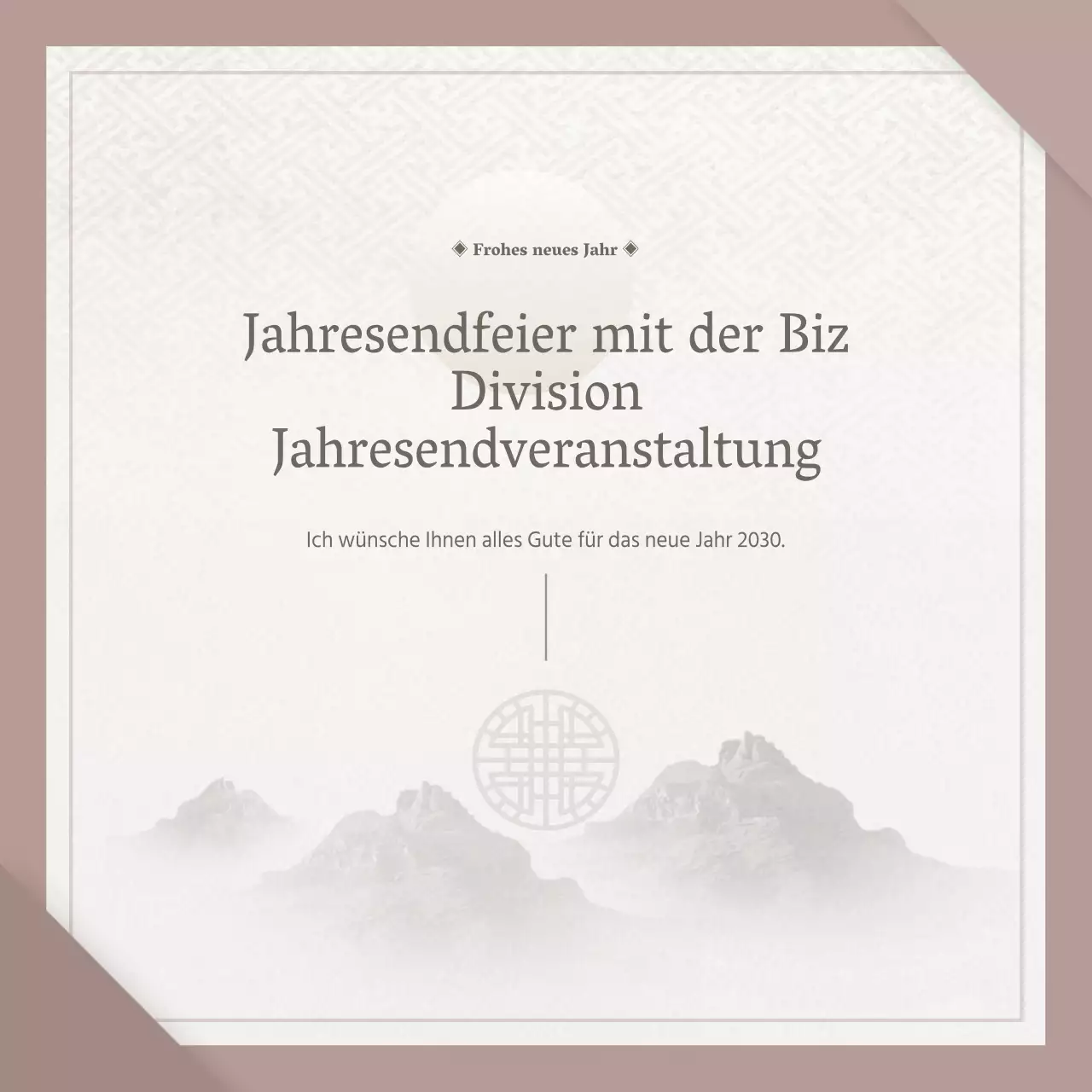 Zusammenkünfte zum Jahresende