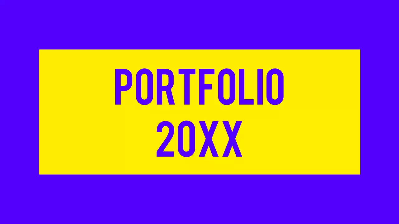 Präsentation des Portfolios