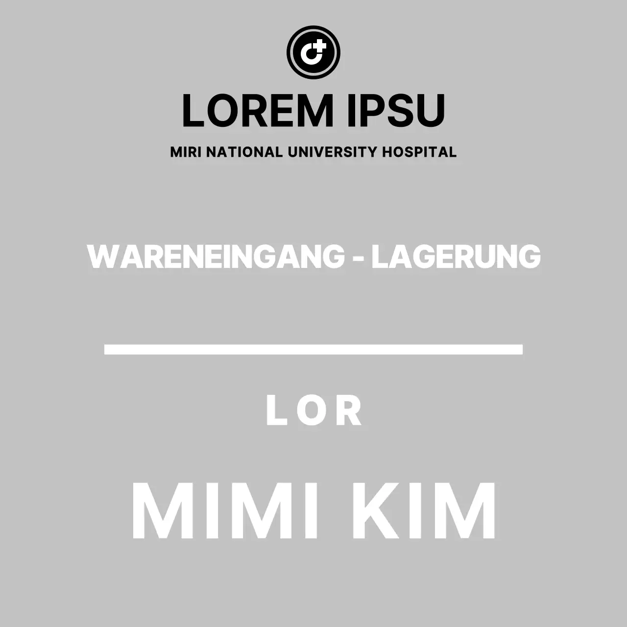 Acrylständer für Krankenhäuser mit einfacher Aufbewahrungsanleitung in grau