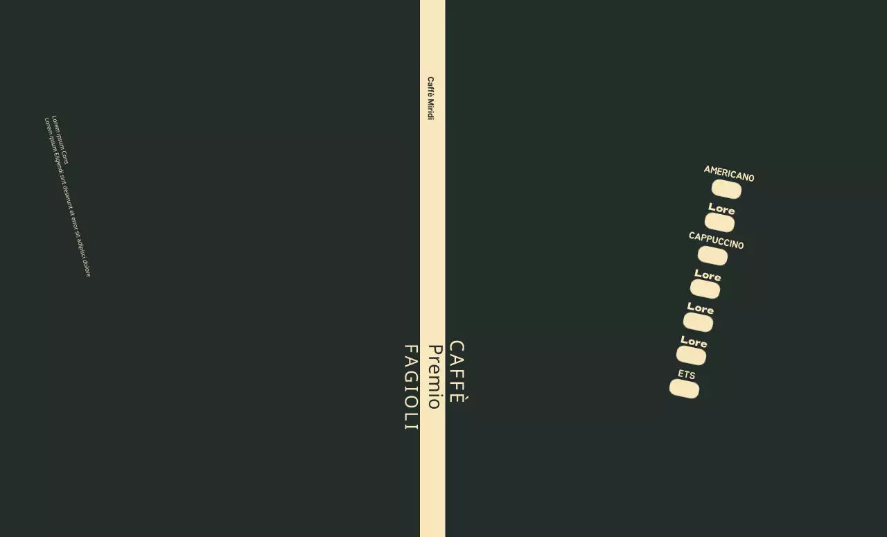 Lista di controllo Black Simple Lines Cafe