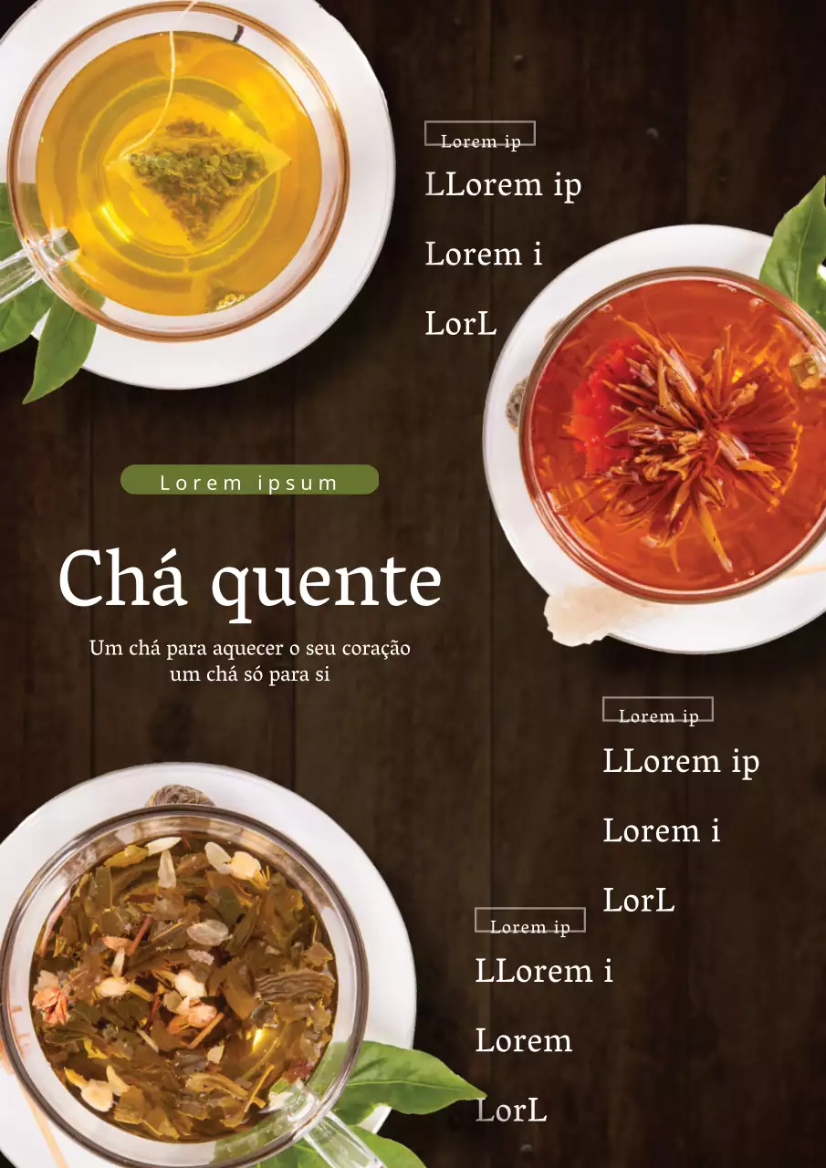 Bebidas quentes de inverno