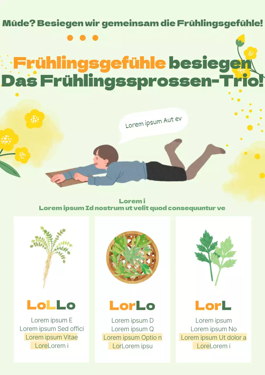 Wie man mit diesen frischen, grünen Aquarell-Illustrationskonzepten Frühlingsgefühle besiegen kann