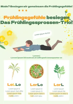 Wie man mit diesen frischen, grünen Aquarell-Illustrationskonzepten Frühlingsgefühle besiegen kann