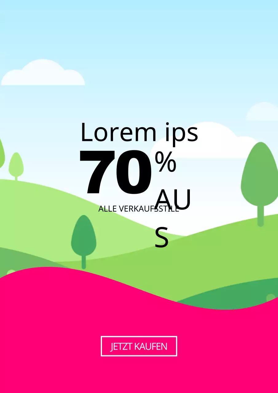 Verschiedene Layouts mit farbigen Fotos mit hoher Sättigung